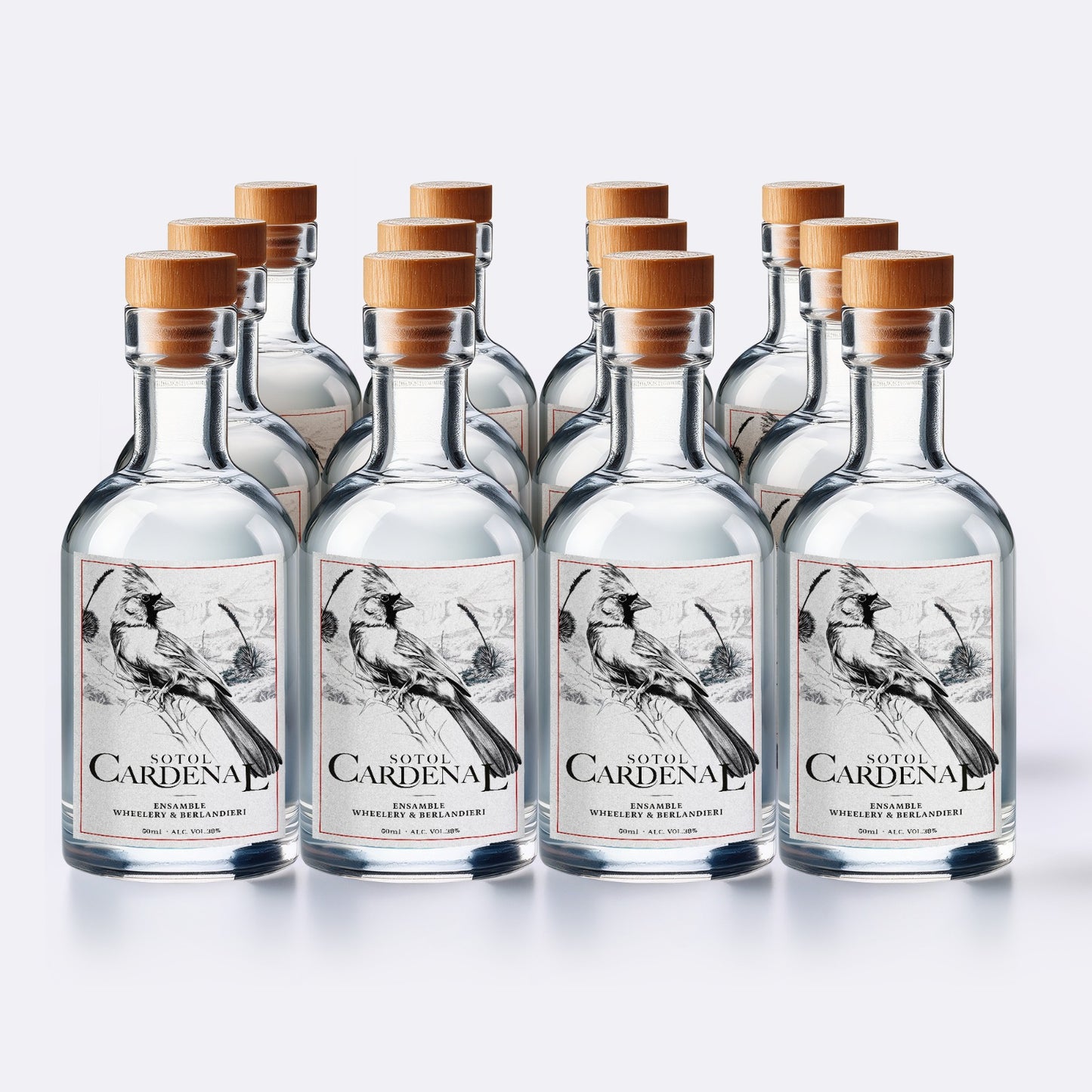 Mini 12 Pack Sotol Cardenal 50ml